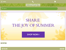 Tablet Screenshot of hollywoodflowershopny.com